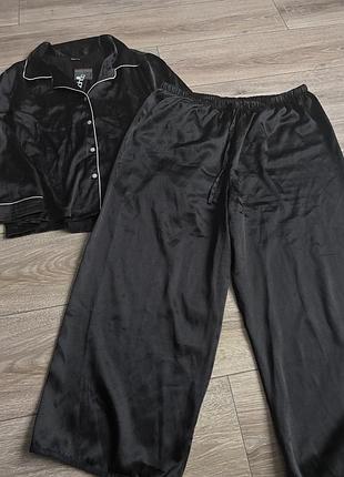 Нова атласна піжама батального розміру boohoo xxl/3xl