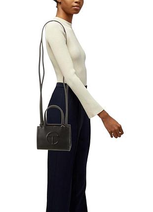 Сумка жіноча telfar small shopping bag чорна
