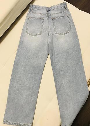 Стильные джинсы на высокой талии bershka 6