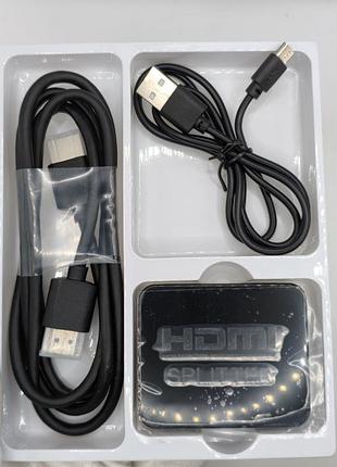 Hdmi сплиттер 1x3 4k avidio links разветвитель с 1 выхода на 3 монитора