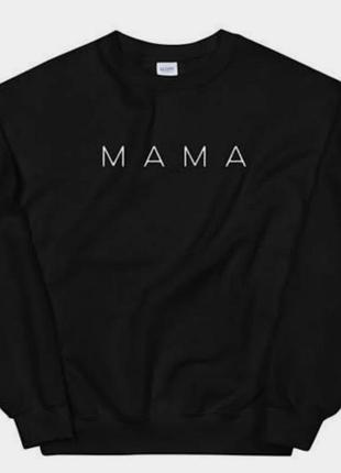 Світшот жіночий primark чорний з написом mama