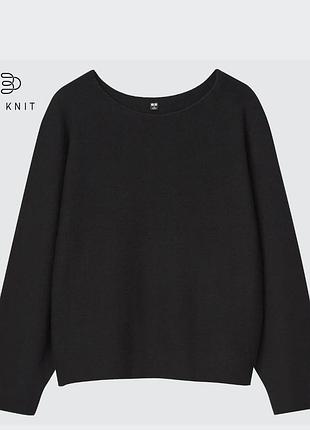Uniqlo 3d knit — бесшовные хлопковые джемперы мягкого кроя,р.м