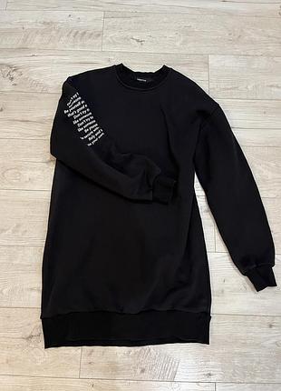 Жіноча сукня міді keepstyle оверсайз чорна