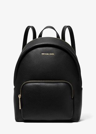 Шкіряний рюкзак michael kors erin medium backpack black оригінал