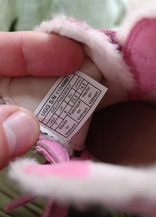 Черевики для дівчинки ugg рожеві 7