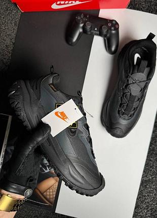 Nike trail new gtx bluish grey black