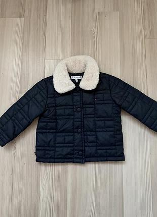 Куртка для хлопчика tommy hilfiger демісезонна синя 74