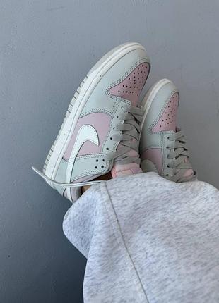 Кроссовки женские nike sb dunk | pink / grey
