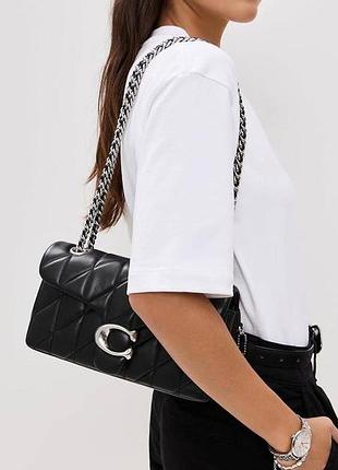 Сумка coach tabby чорна 26