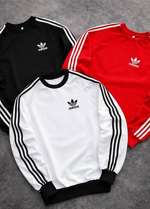 Світшот adidas з фірмовими смужками