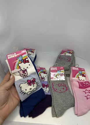 Шкарпетки для дівчинки hello kitty 35-40