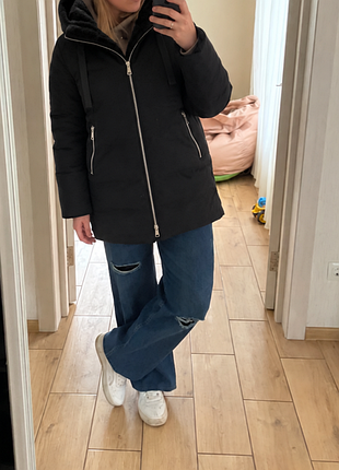 Зимняя куртка-парка zara в отличном состоянии, с, м, л