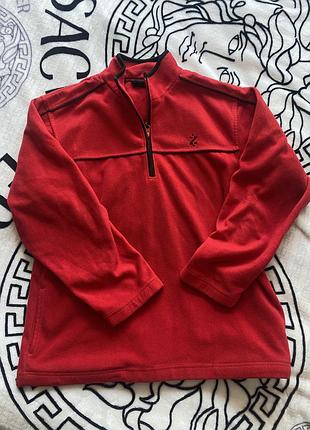 Кофта izod флісова червона