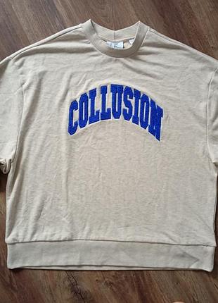 Брендовый свитшот collusion.