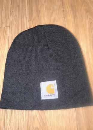 Шапка carhartt для чоловіків, чорна