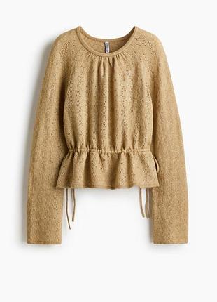 Жіночий светр h&m бежевий розмір m