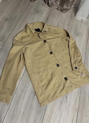 Жіноча котонова  куртка жакет сорочка bershka s