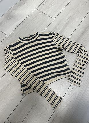 Лонгслів у смужку topshop, розмір xs (eu 36)