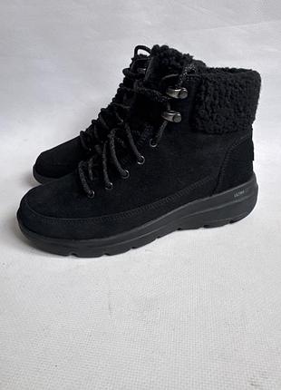 Замшеві чобітки skechers