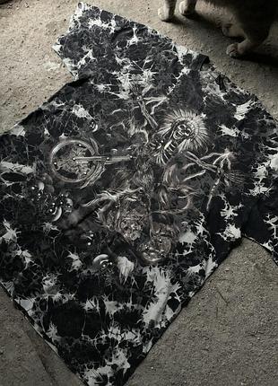 Вінтажна футболка zip spiral wild copyright death rider skeleton