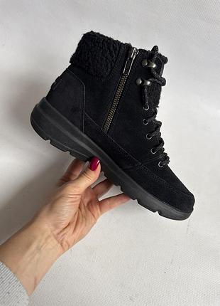 Замшеві чобітки skechers 7