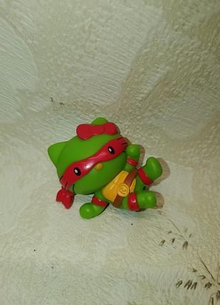 Фигурка хеллоу китти в костюме черепашки ниндзя макдональдс mcdonald's mutant ninja turtles и hello kitty