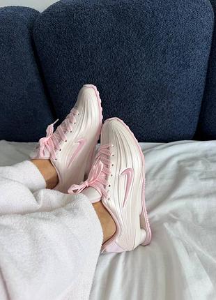 Кросівки жіночі nike shox r4 | pearl pink / pink foam