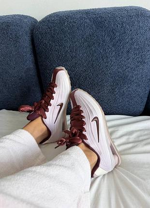 Кросівки жіночі nike shox r4 | particle rose / burgundy crush