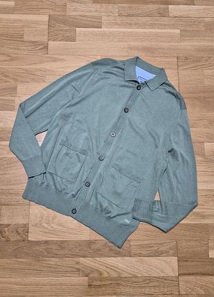 Чоловічий кардиган camicissima xl зелений