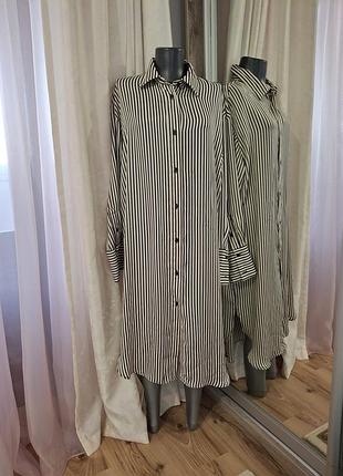 Струящееся платье 👗 рубашка