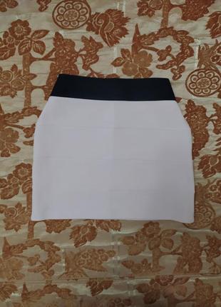 Стильная красивая юбка пудрового цвета miss selfridge, сост. отличное. размер 10. сток!2 фото