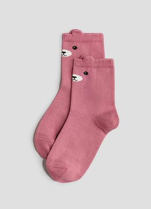 Тонкие вязаные чулки со сборками по краю h&m
