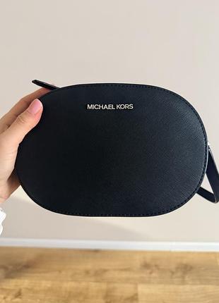 Крос-боді жіноча michael kors чорна