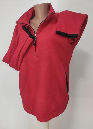 Флісова кофта з кишенями l/xl ог 120-126см