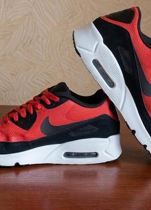 Кросівки чоловічі nike air max червоно-чорні