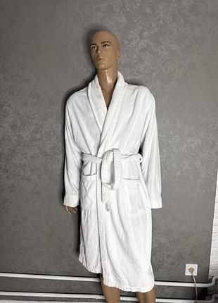 Бавовняний махровий халат marks&spencer, l-xl 52-54р