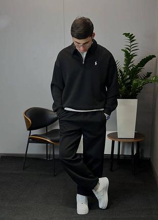 Спортивний костюм чоловічий polo ralph lauren двійка чорний