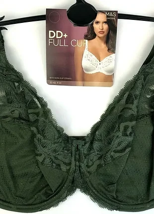 Бюстгальтер жіночий m&s dd+ full cup хакі