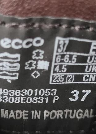 Черевички шкіряні оригінал ecco sartorelle 25 рр.37 7