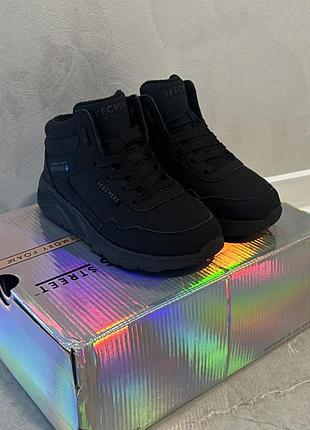 Кросівки skechers демісезонні чорні