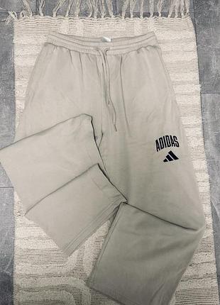 Спортивні штани чоловічі adidas бежеві
