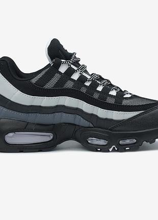 Кросівки унісекс air max 95 black & grey