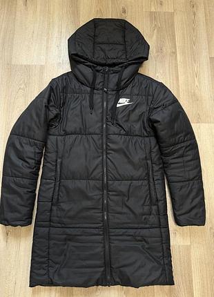 Фірмова, жіноча подовжена куртка. nike. розмір xs/s