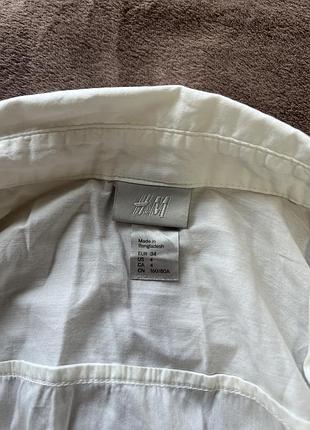 Жіноча біла сорочка рубашка відh&m 5