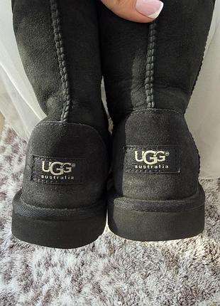 Уггі жіночі ugg classic short чорні 8