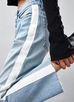 Стильні та трендові джинси від zara trf authentic denim з лампасами