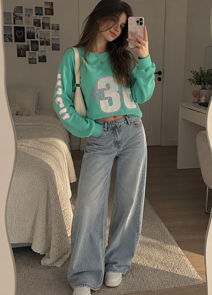 Теплый свитшот на флисе от h&amp;m