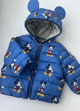 Куртка для хлопчиків gap mickey mouse синя 6-12 місяців