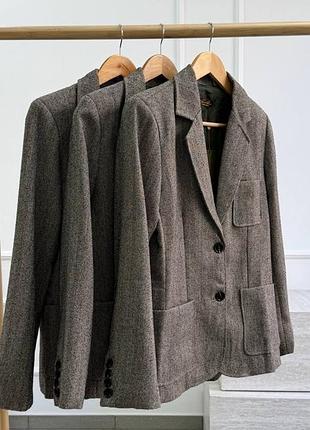 Жакет loro piana сірий класика