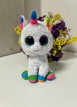 Мʼяка іграшка єдиноріг ty beanie boos pixy (піксі) — 15 см